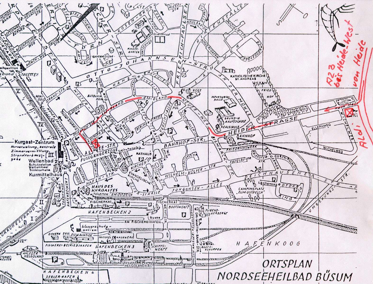 Büsum-Seemeile.de - Stadtplan